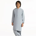 SKY BLUE PLAIN KAMEEZ SHALWAR
