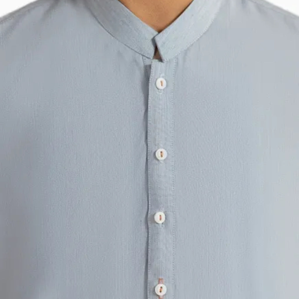 SKY BLUE PLAIN KAMEEZ SHALWAR