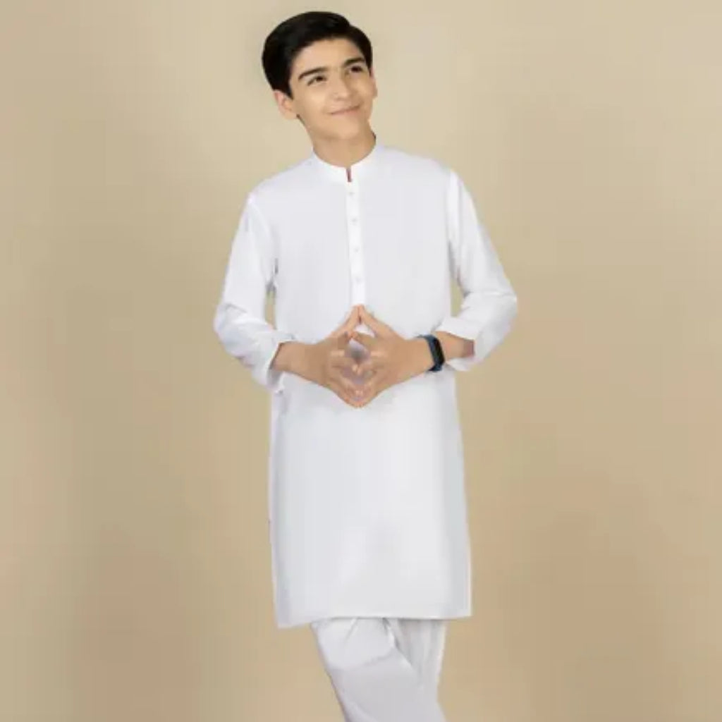 WHITE KAMEEZ SHALWAR