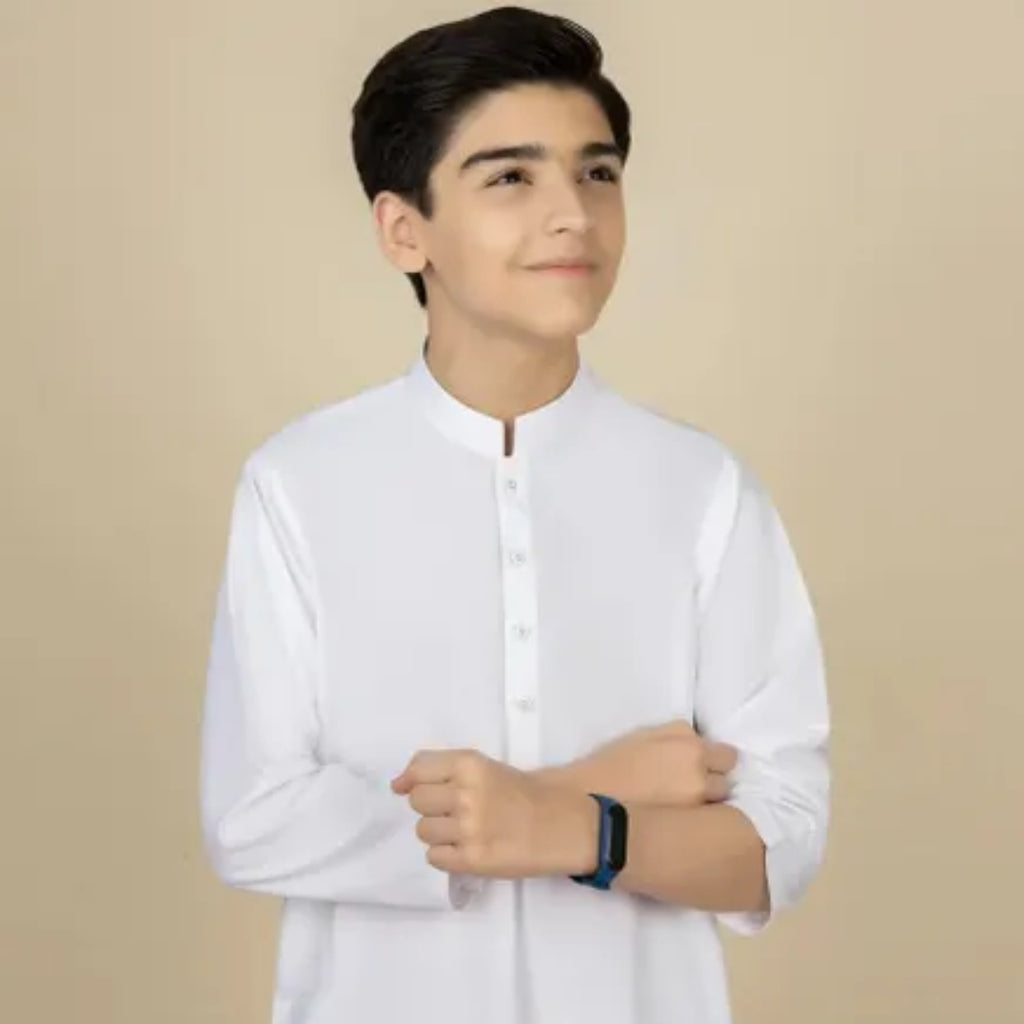 WHITE KAMEEZ SHALWAR