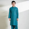SEA GREEN BLENDED KAMEEZ SHALWAR